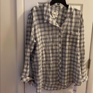 Treasure and bond plaid shirt